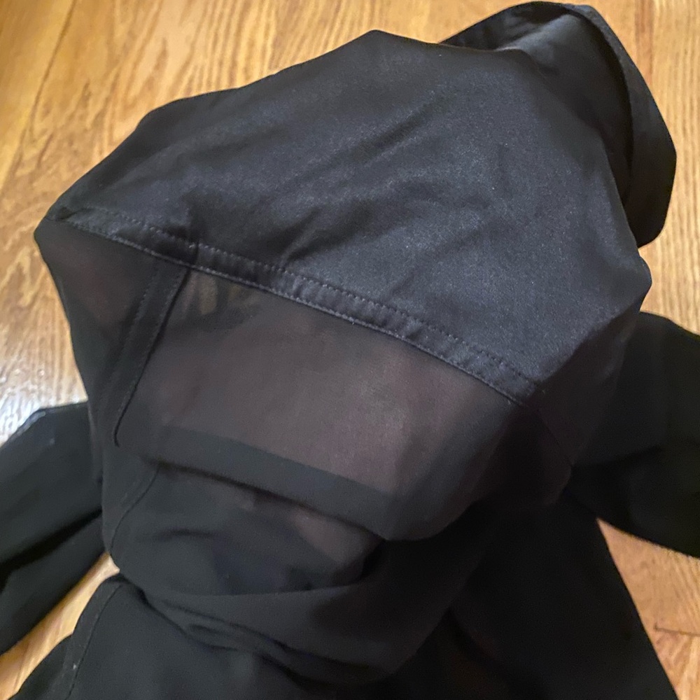 Cache Black Satin Blouse - Picture 4 of 4